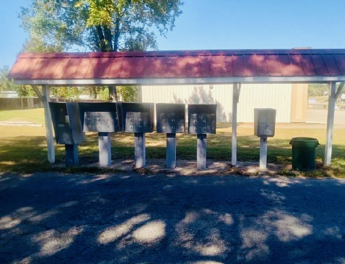 Onsite resident mailboxes at Stonewall Rental Homes